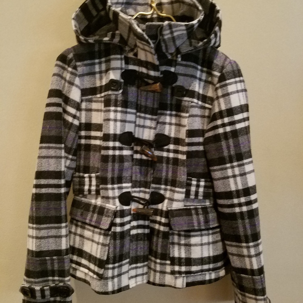 Hydraulic black and white jacket